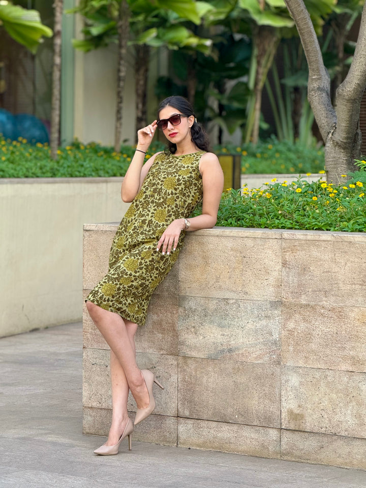 Green Ethnic Dress