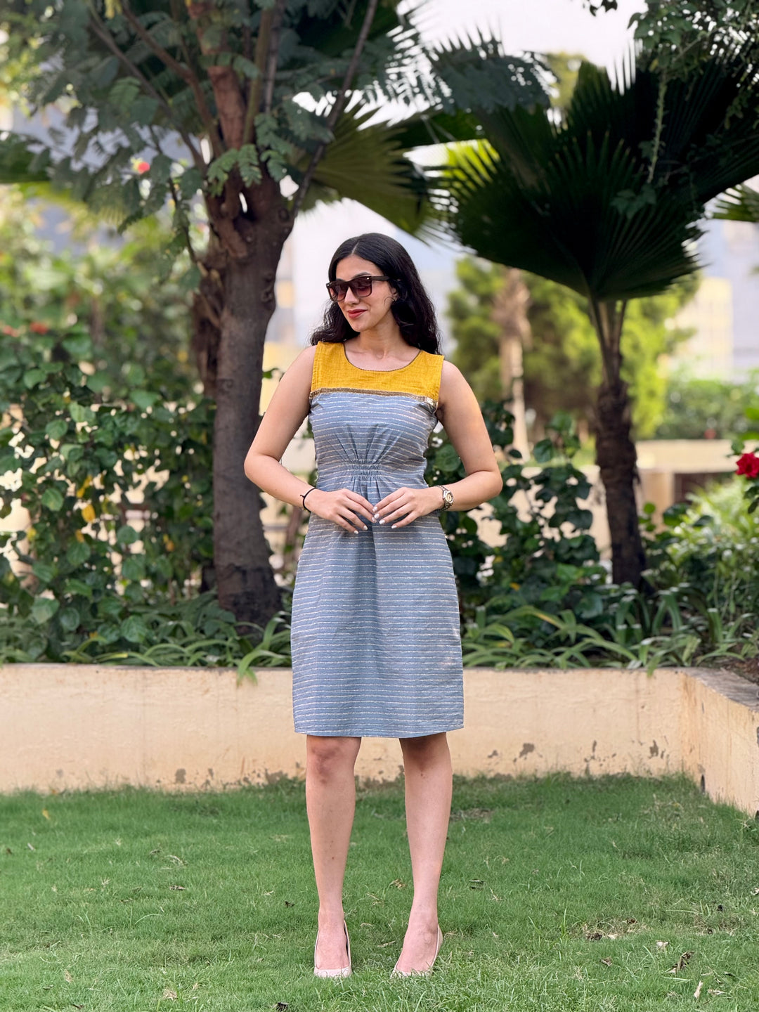 Sleeveless Ethnic dress